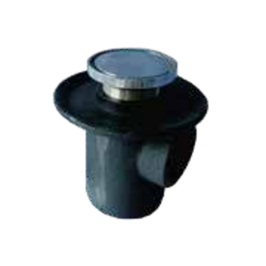Coladera para baño · Rejilla redonda de hongo espejo · Una boca, modelo TG24 HL